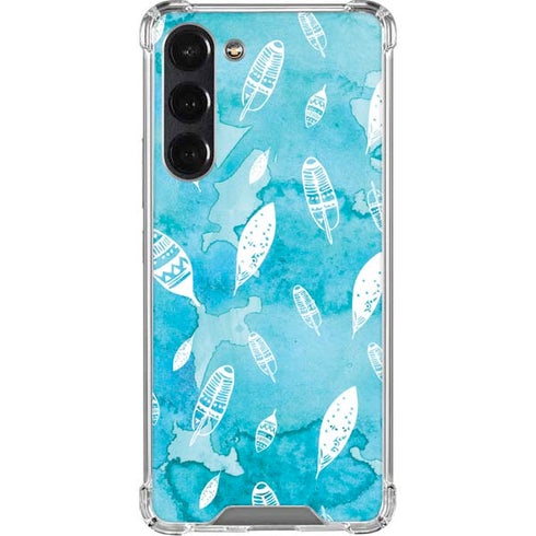 Raining Feathers Galaxy S24 FE Clear Case